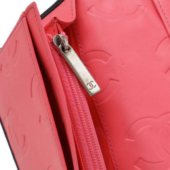 CHANEL Black Leather Logo Wallet - Picture 9 of 10